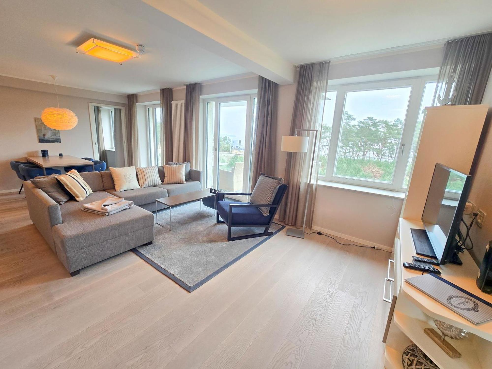 Duenenresidenz Prora - Ferienwohnung Mit Meerblick, 2 Schlafzimmern Und Balkon Np-304 Binz Zewnętrze zdjęcie